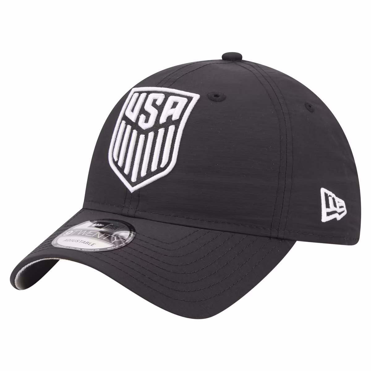 Men's New Era Black USMNT 9TWENTY Crest Dad Adjustable Hat 6 Men's New Era Black USMNT 9TWENTY Crest Dad Adjustable Hat