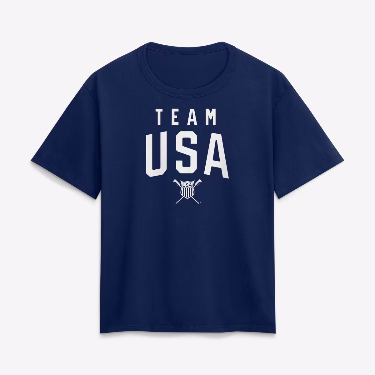 Women's Navy Team USA Summer Games Rowing T-Shirt 6 Women's Navy Team USA Summer Games Rowing T-Shirt