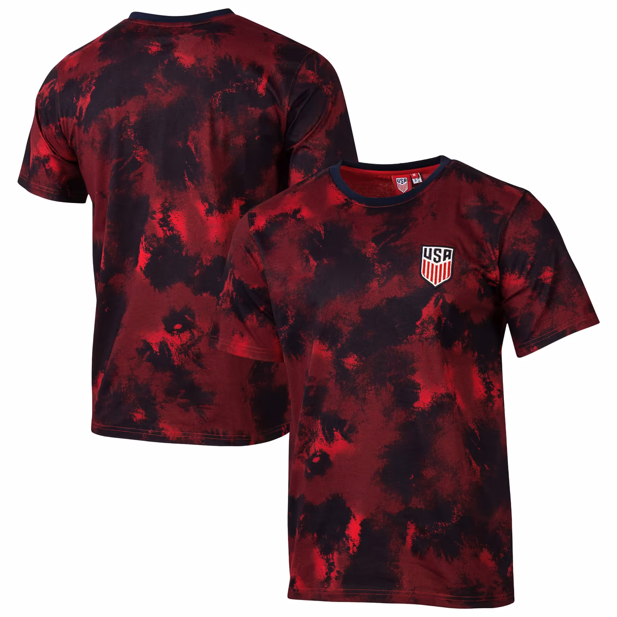 Men's Sport Design Sweden  Red USMNT Anthem T-Shirt