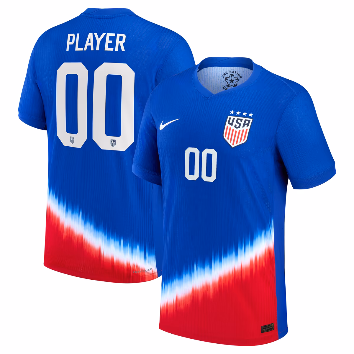 Men's Nike  Royal USWNT 2024 Away Match Authentic Pick-A-Player Jersey