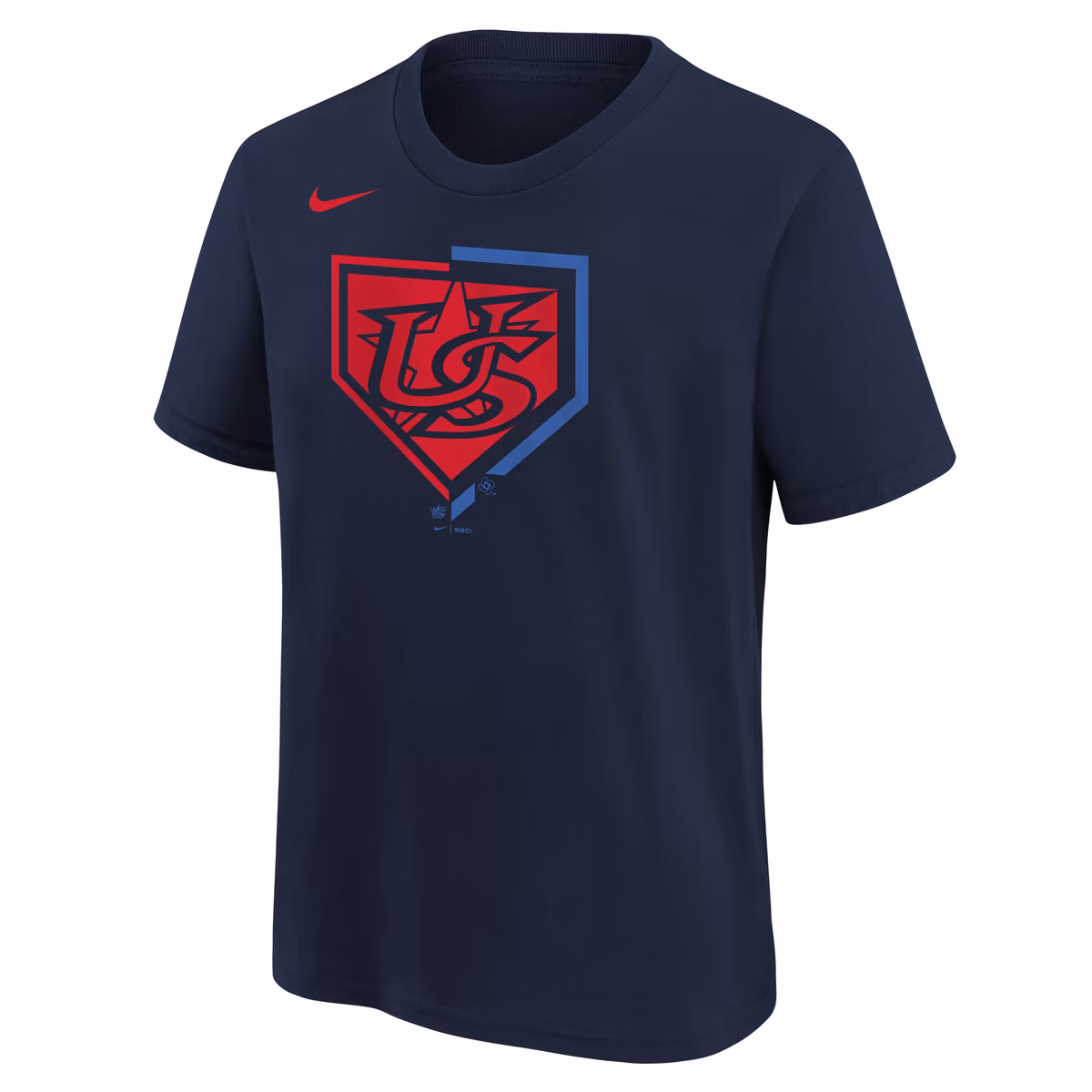 Youth Nike Navy USA Baseball 2026 World Baseball Classic Shield T-Shirt 2 Youth Nike Navy USA Baseball 2026 World Baseball Classic Shield T-Shirt