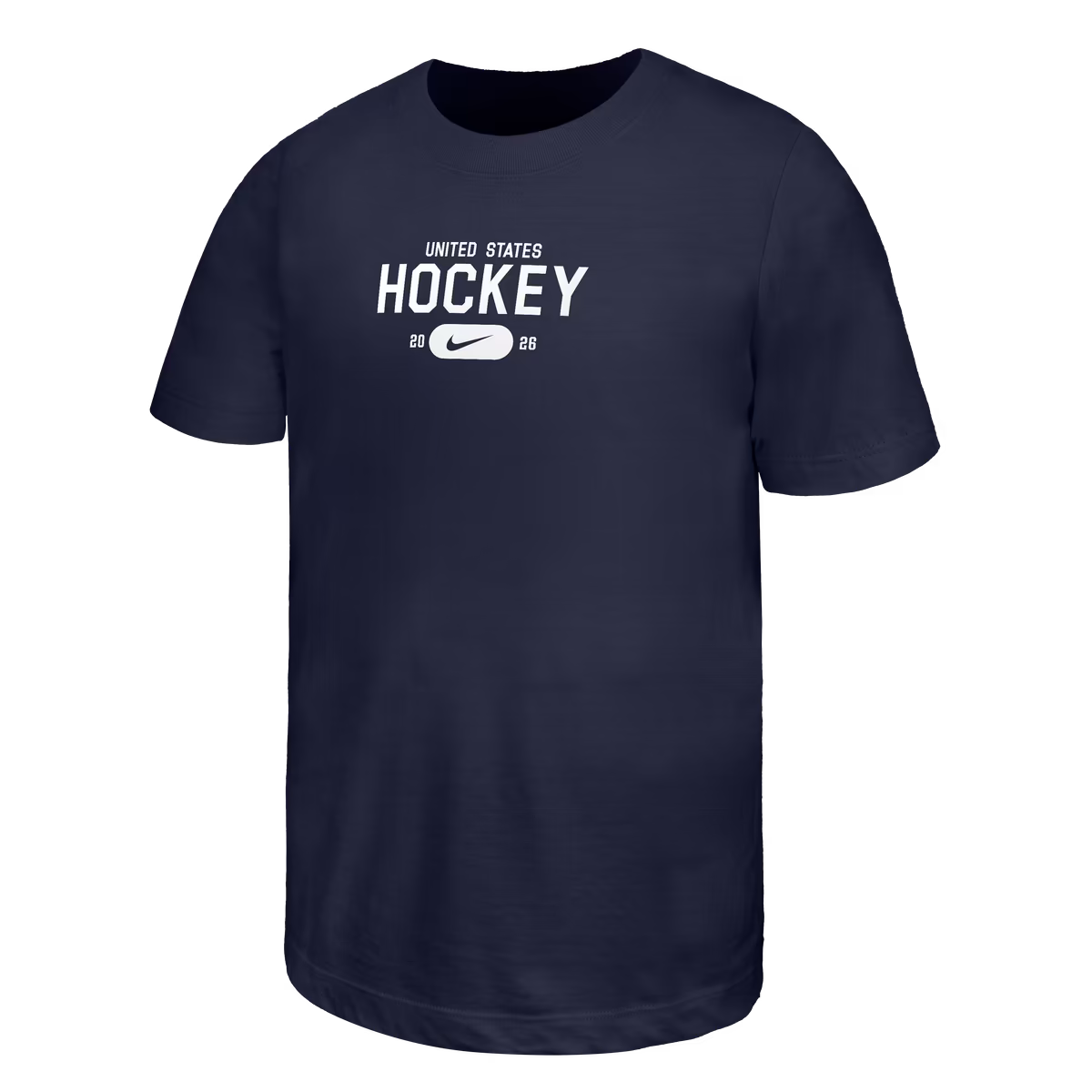 Youth Nike  Navy US Hockey 2026 Winter Olympics Core T-Shirt