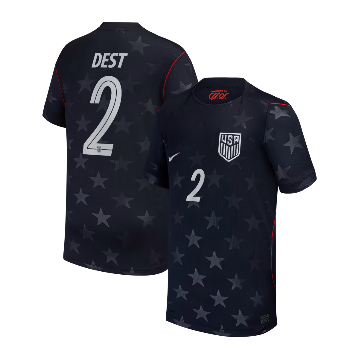 Youth Nike Sergiño Dest Blue USMNT 2026/27 Away Match Authentic Jersey