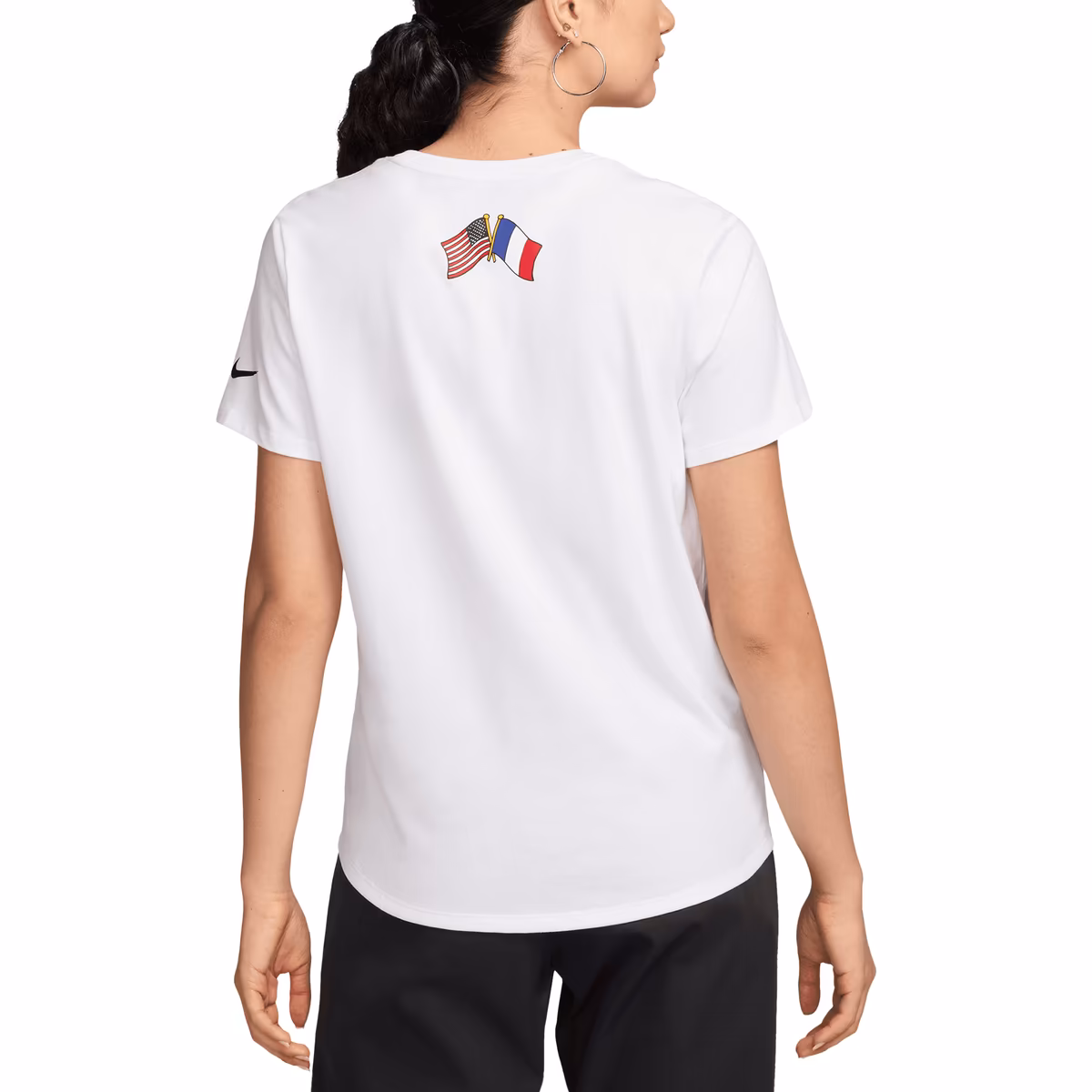 Women's Nike White Team USA Essentials Eagle T-Shirt 2 Women's Nike White Team USA Essentials Eagle T-Shirt