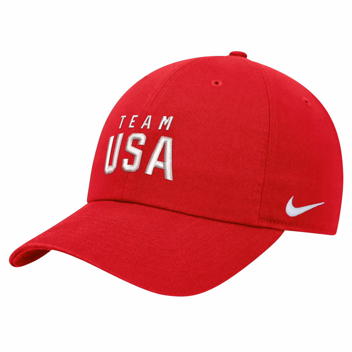 Men's Nike Red Team USA Club Adjustable Hat