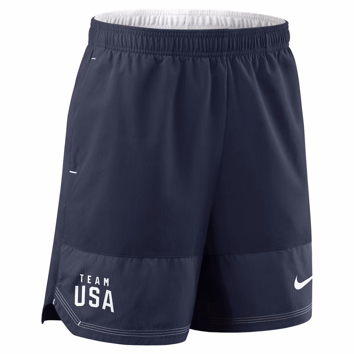 Youth Nike  Navy Team USA Dri-FIT Woven Shorts