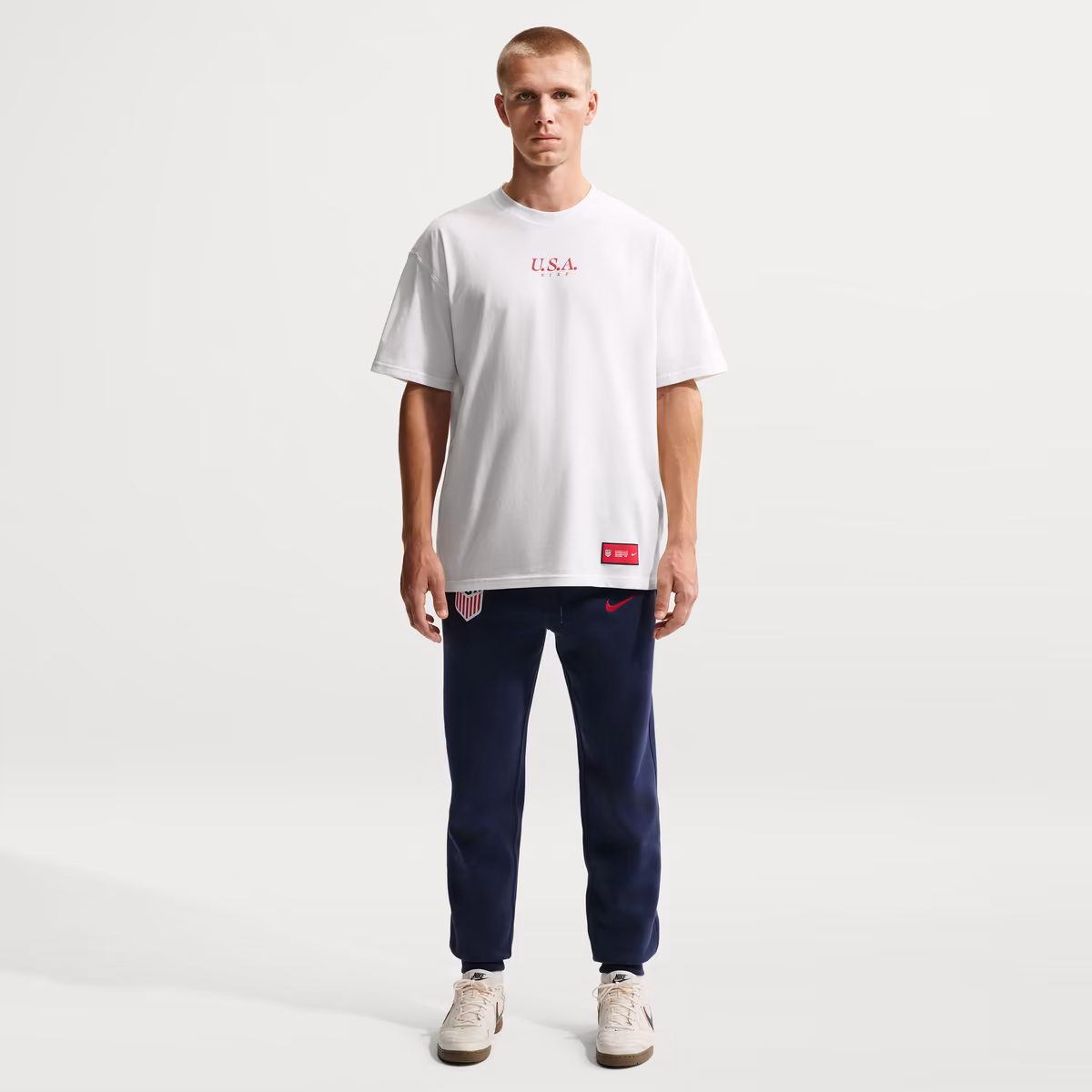 Men's Nike White USMNT Flag T-Shirt