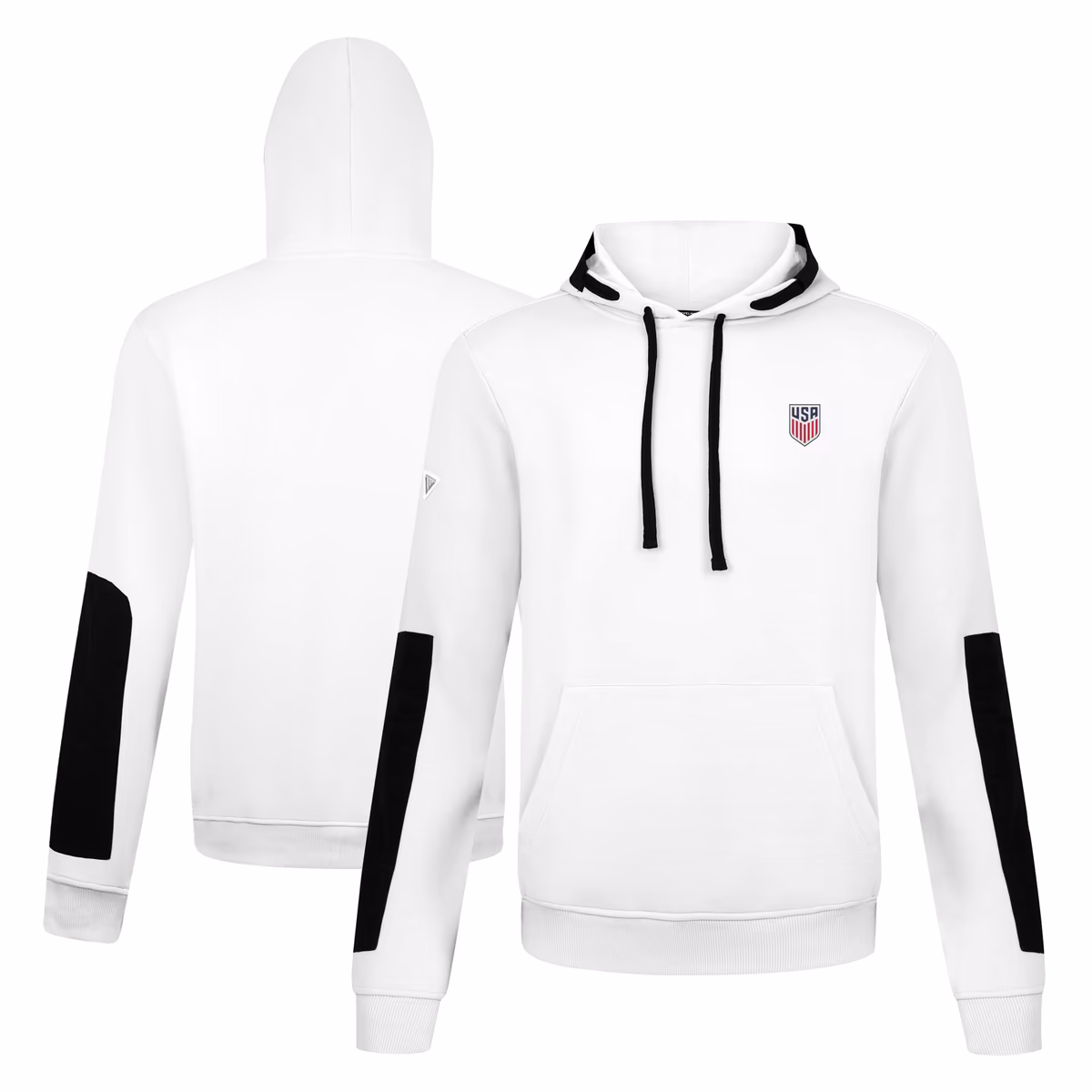 Men's Levelwear White USMNT Pullover Hoodie