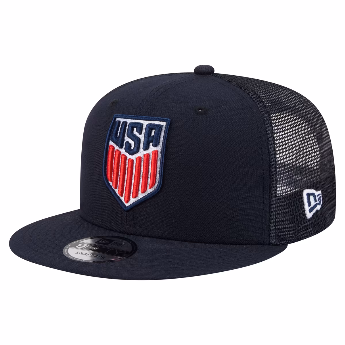Men's New Era Navy USMNT 9FIFTY Trucker Snapback Hat