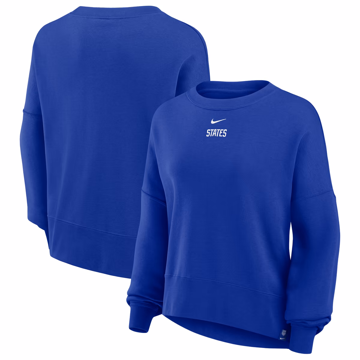 Women's Nike Blue USMNT Fleece Pullover Sweatshirt