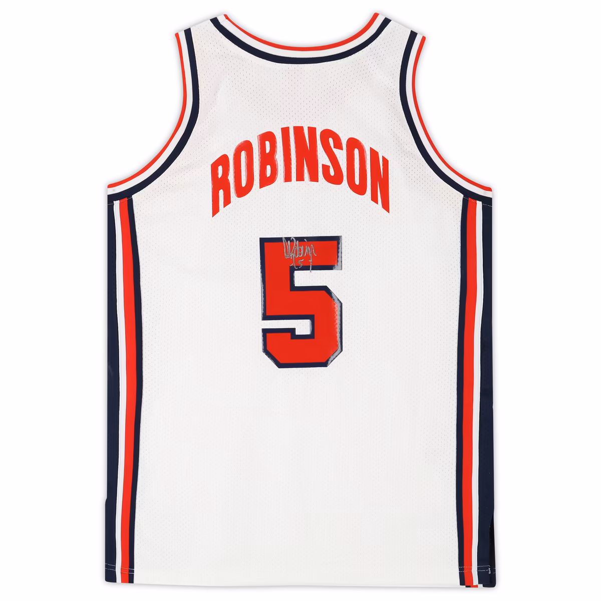 David Robinson USA Basketball Autographed White Mitchell & Ness 1992 USA Authentic Jersey