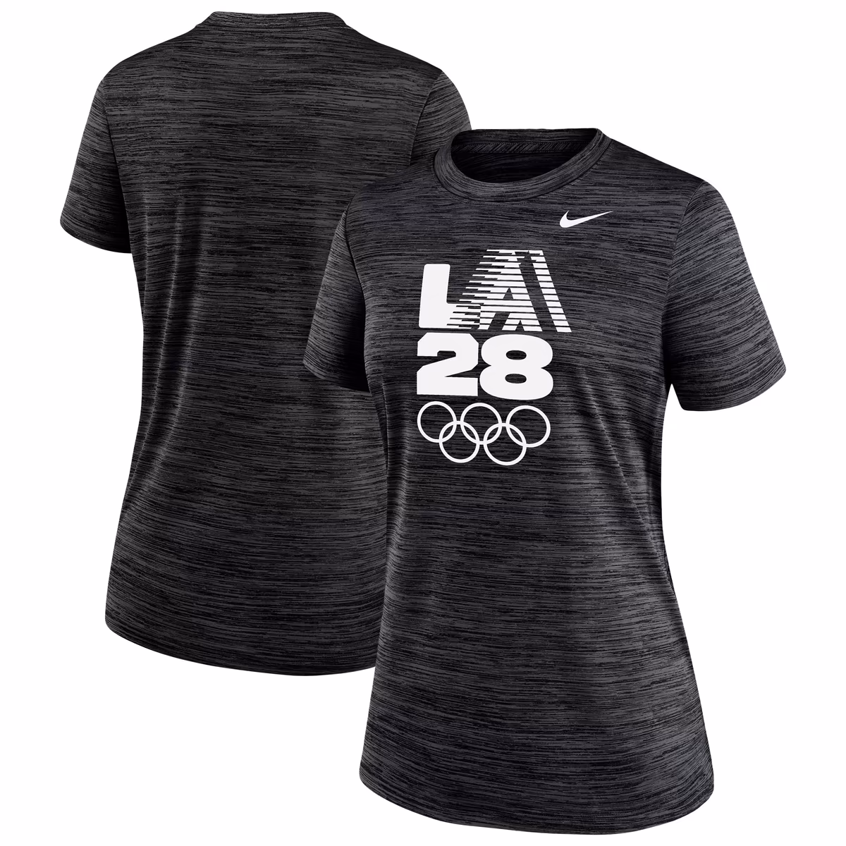 Women's Nike Black LA28 Summer Olympics Velocity Dri-FIT T-Shirt 1 Women's Nike Black LA28 Summer Olympics Velocity Dri-FIT T-Shirt