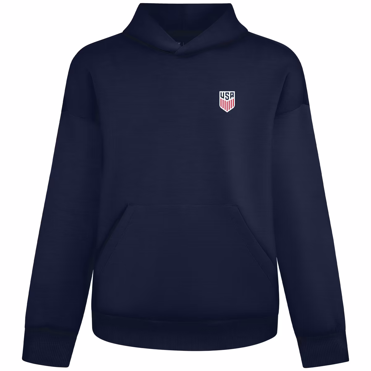 Men's Levelwear Navy USMNT Luxe Signature Tri-Blend Hoodie with 3-D Patch