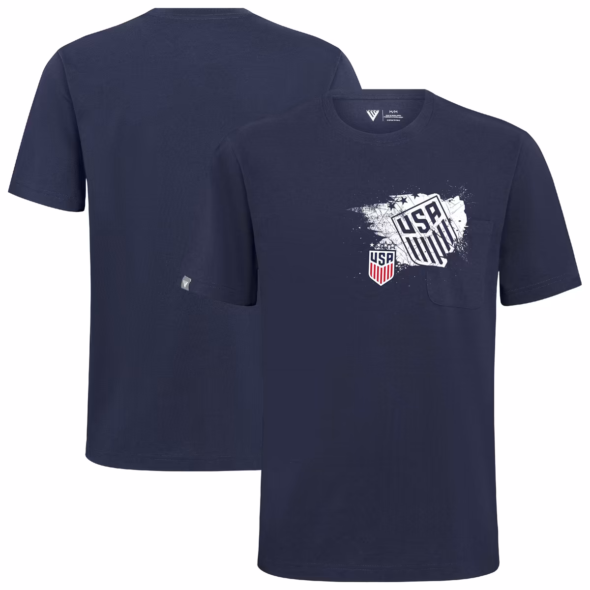 Men's Levelwear Navy USWNT Focal Blasted T-Shirt