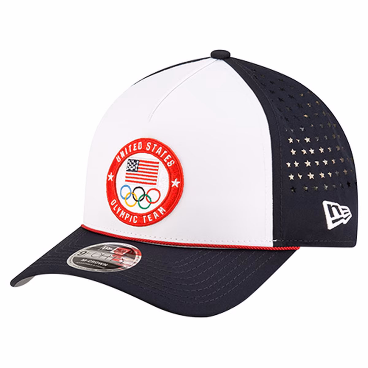 Men's New Era White Team USA 9FORTY M-Crown A-Frame Adjustable Hat 1 Men's New Era White Team USA 9FORTY M-Crown A-Frame Adjustable Hat