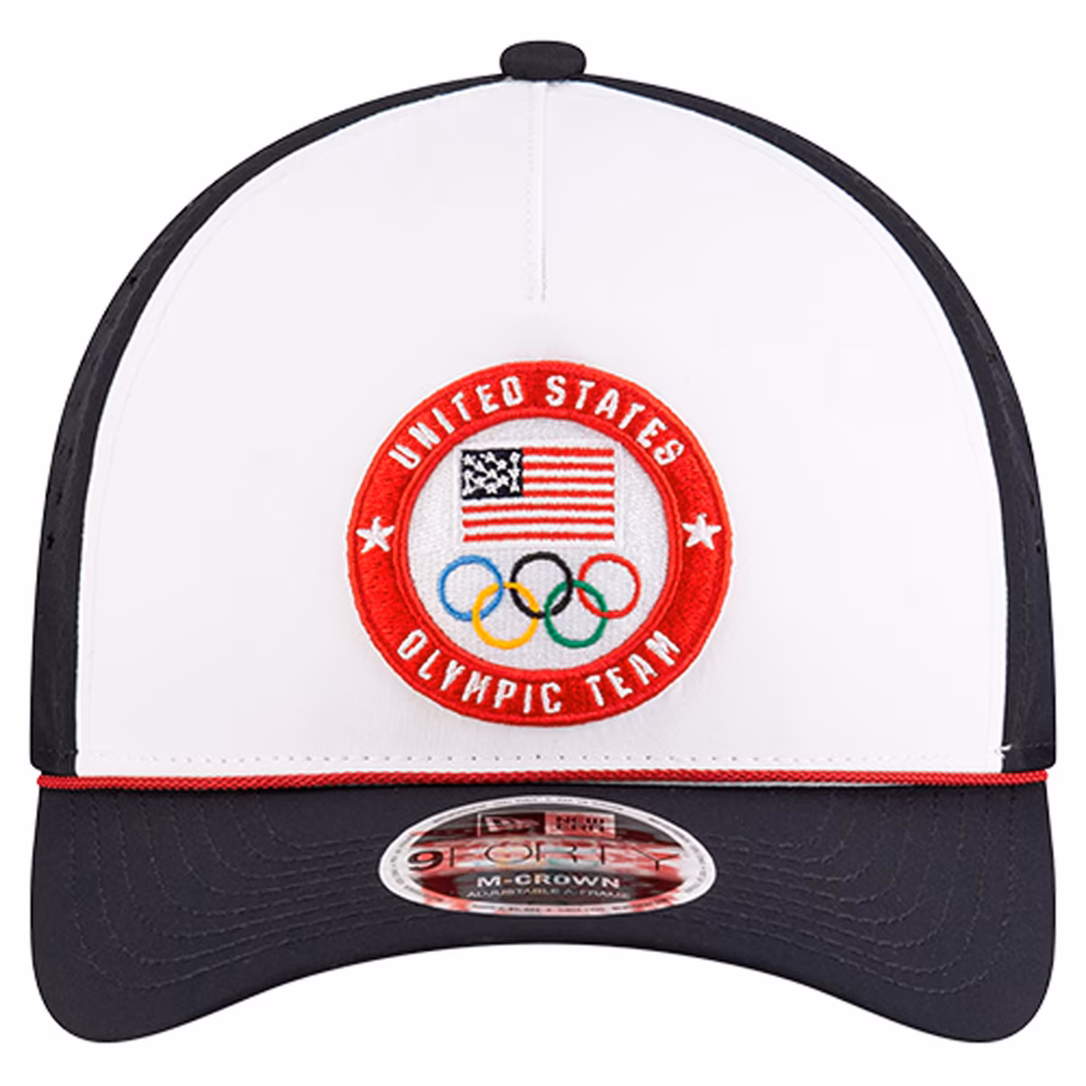 Men's New Era White Team USA 9FORTY M-Crown A-Frame Adjustable Hat 2 Men's New Era White Team USA 9FORTY M-Crown A-Frame Adjustable Hat