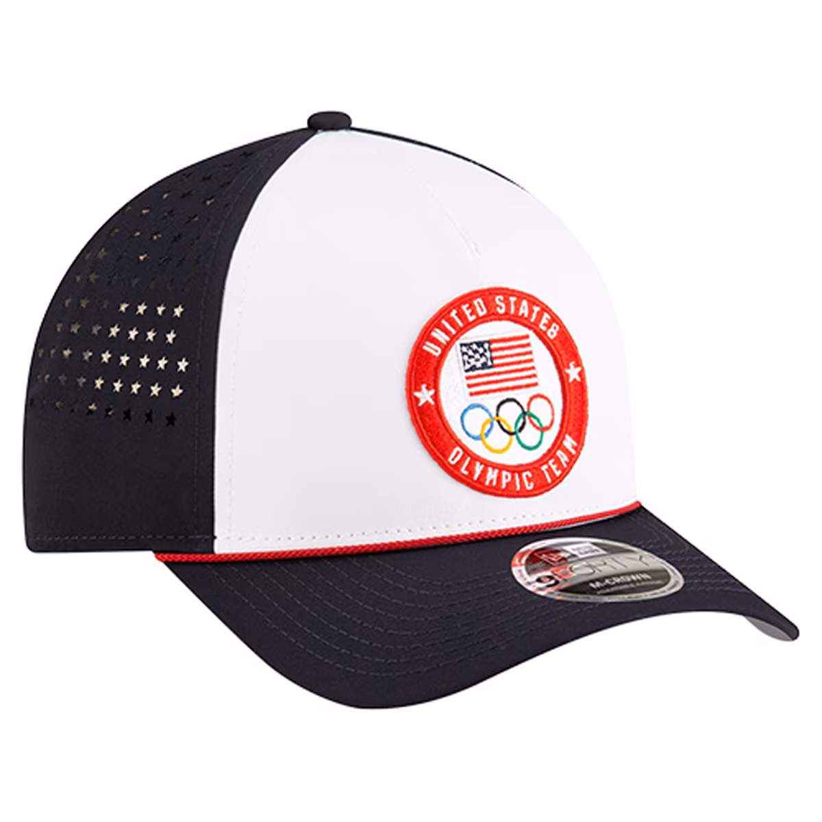 Men's New Era White Team USA 9FORTY M-Crown A-Frame Adjustable Hat 3 Men's New Era White Team USA 9FORTY M-Crown A-Frame Adjustable Hat