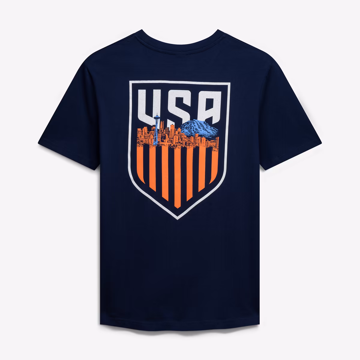 Unisex Uscape Apparel Navy Host City U.S. Soccer x Seattle Crest 2026 T-Shirt 3 Unisex Uscape Apparel Navy Host City U.S. Soccer x Seattle Crest 2026 T-Shirt