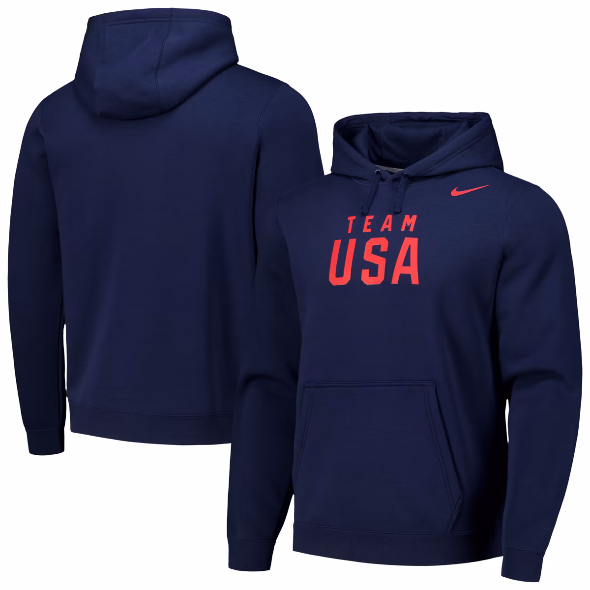 Men's Nike Navy Team USA Club Fleece Pullover Hoodie