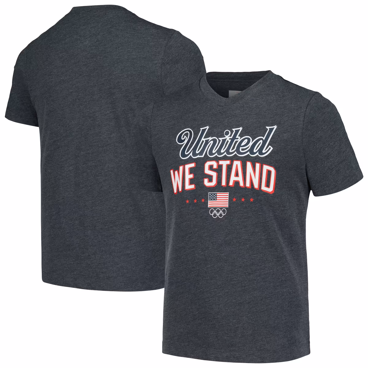 Girls Youth Heather Charcoal Team USA Victory T-Shirt 3 Girls Youth Heather Charcoal Team USA Victory T-Shirt