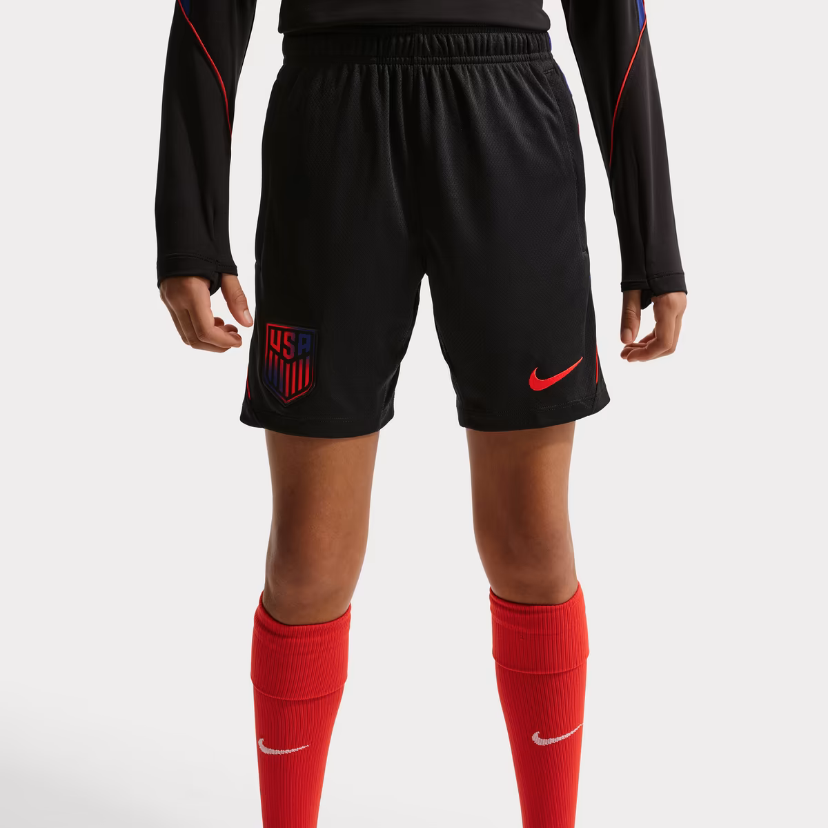 Youth Nike Black USMNT 2026 Strike Dri-FIT Shorts 10 Youth Nike Black USMNT 2026 Strike Dri-FIT Shorts