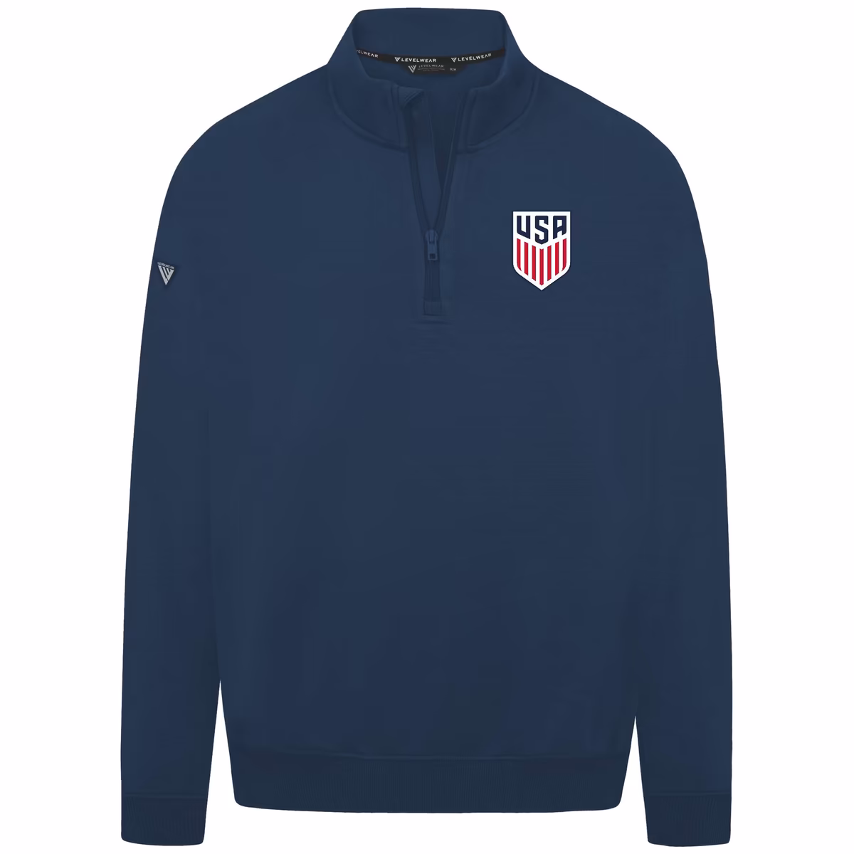 Men's Levelwear Navy USMNT Murray Quarter-Zip Sweatshirt