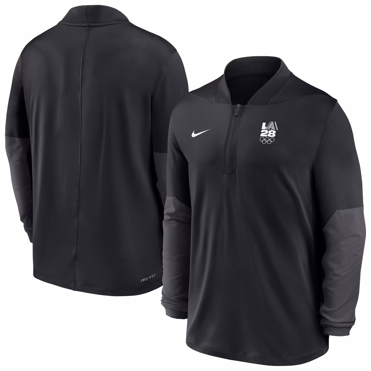 Men's Nike Black LA28 Summer Olympics Dri-FIT Half-Zip Pullover 7 Men's Nike Black LA28 Summer Olympics Dri-FIT Half-Zip Pullover