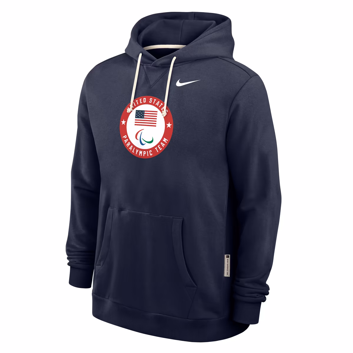 Men's Nike Navy U.S. Paralympics Standard Issue Dri-FIT Hoodie 2 Men's Nike Navy U.S. Paralympics Standard Issue Dri-FIT Hoodie