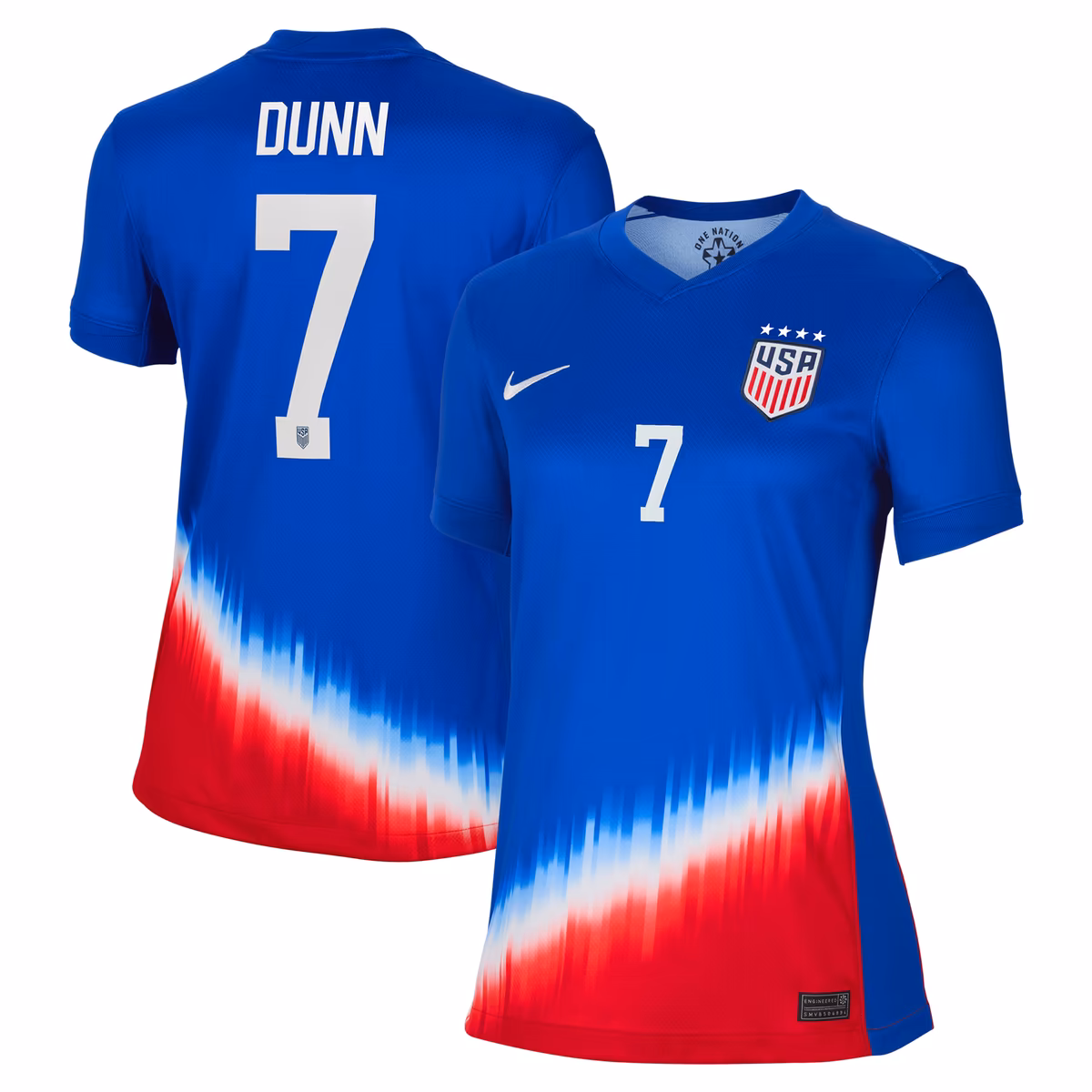 Women's Nike Crystal Dunn Royal USWNT 2024 Away Replica Jersey