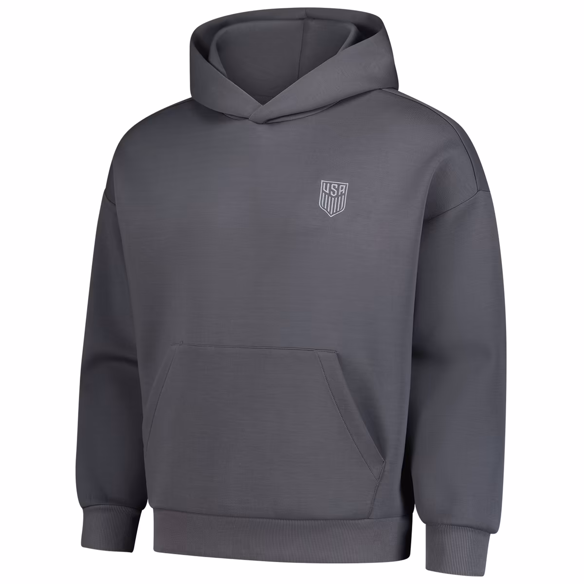 Men's Levelwear Gray USMNT Luxe Signature Tri-Blend Pullover Hoodie 2 Men's Levelwear Gray USMNT Luxe Signature Tri-Blend Pullover Hoodie