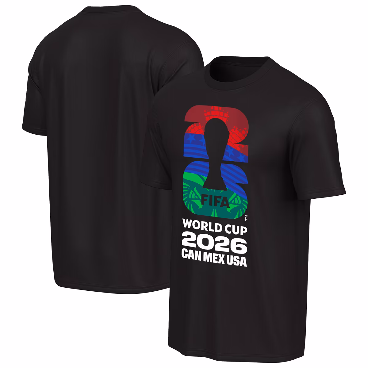 Men's Outerstuff Black USA, Mexico & Canada FIFA World Cup 2026 Country T-Shirt