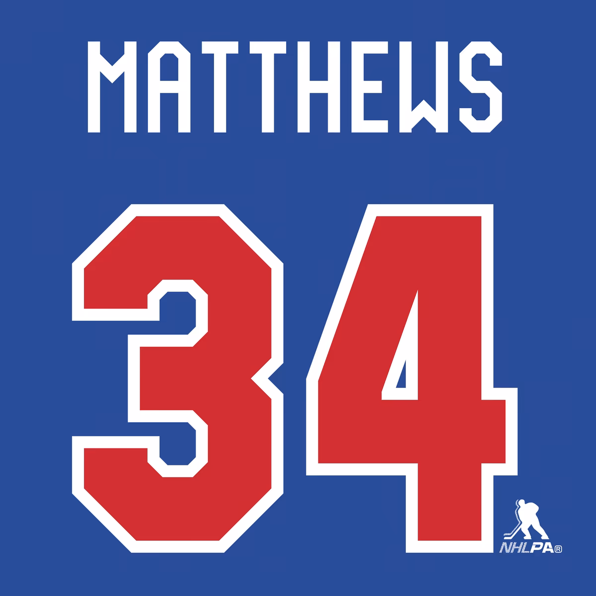 Men's Nike Auston Matthews Royal US Hockey 2026 Name & Number Hoodie 4 Men's Nike Auston Matthews Royal US Hockey 2026 Name & Number Hoodie