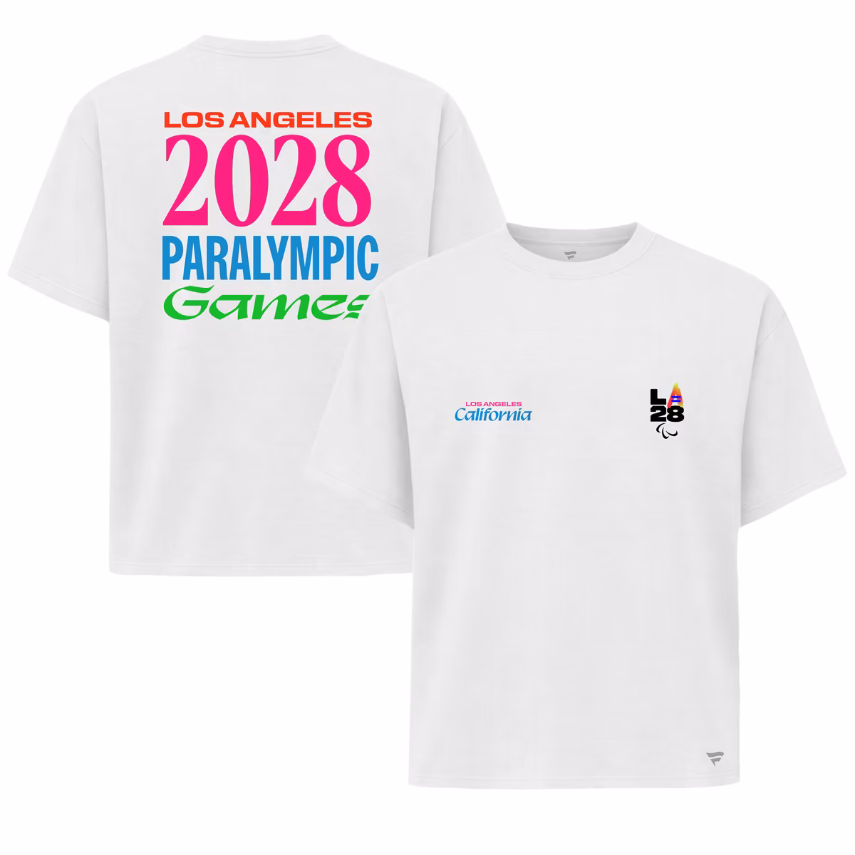 Women's Fanatics White LA28 Paralympics Superbloom Collection T-Shirt 8 Women's Fanatics White LA28 Paralympics Superbloom Collection T-Shirt