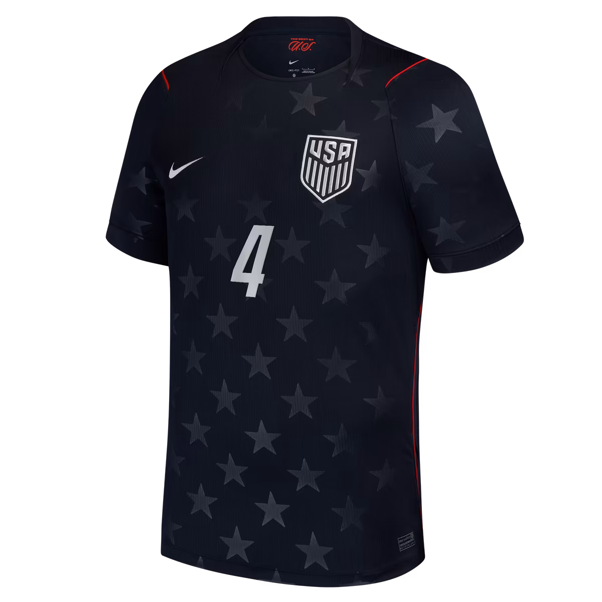 Men's Nike Tyler Adams Blue USMNT 2026 Away Stadium Replica Jersey 2 Men's Nike Tyler Adams Blue USMNT 2026 Away Stadium Replica Jersey