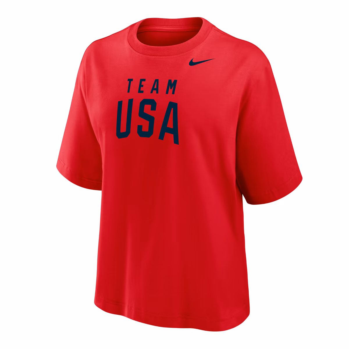 Women's Nike Red Team USA Boxy T-Shirt 2 Women's Nike Red Team USA Boxy T-Shirt
