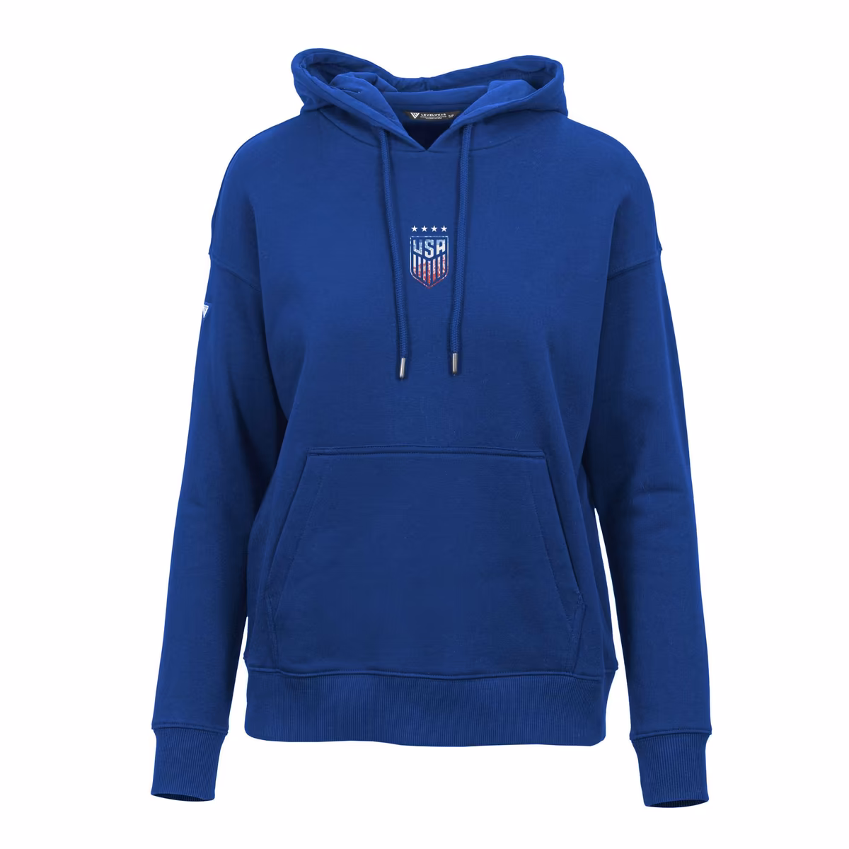 Women's Levelwear Royal USWNT Adorn Pullover Hoodie