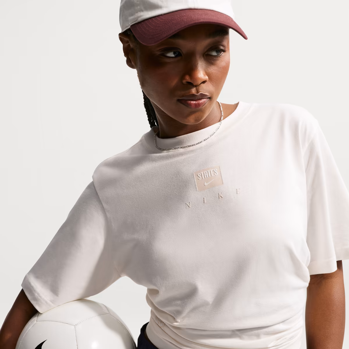 Women's Nike White USMNT 2026 Tonal T-Shirt 5 Women's Nike White USMNT 2026 Tonal T-Shirt