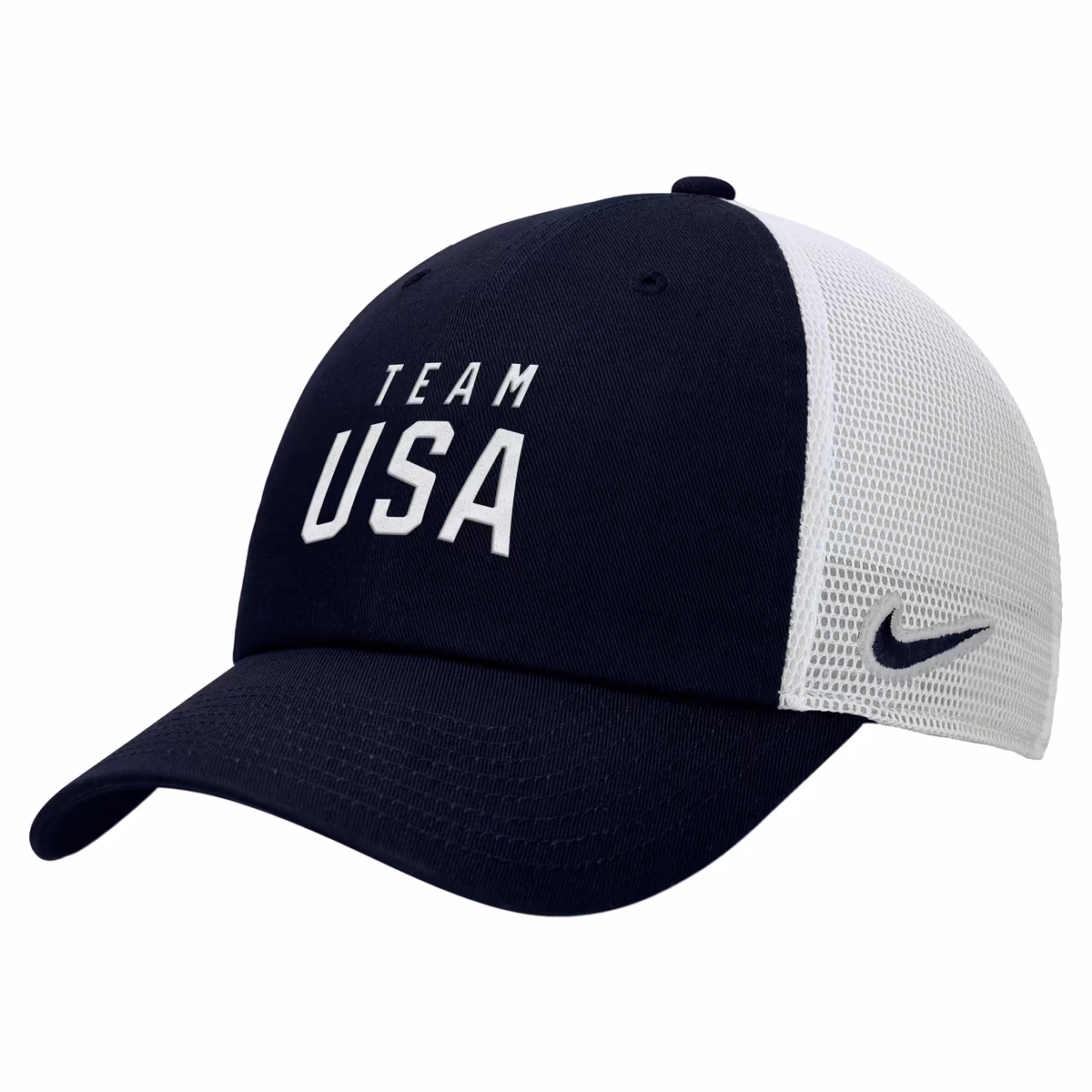 Youth Nike Navy Team USA Club Adjustable Hat