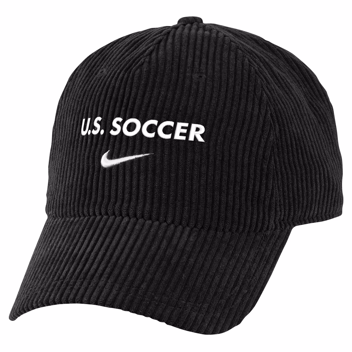 Men's Nike Black USWNT Corduroy Club Flex Hat 6 Men's Nike Black USWNT Corduroy Club Flex Hat