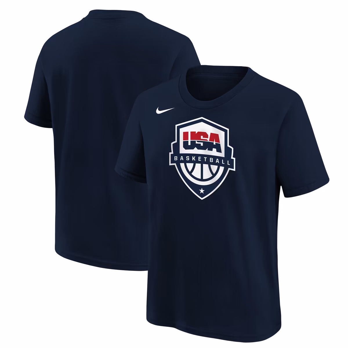 Youth Nike Navy USA Basketball  Legend Performance T-Shirt
