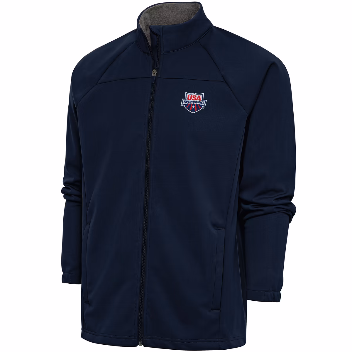Men's Antigua Navy USA Swimming Links Full-Zip Golf Jacket 3 Men's Antigua Navy USA Swimming Links Full-Zip Golf Jacket