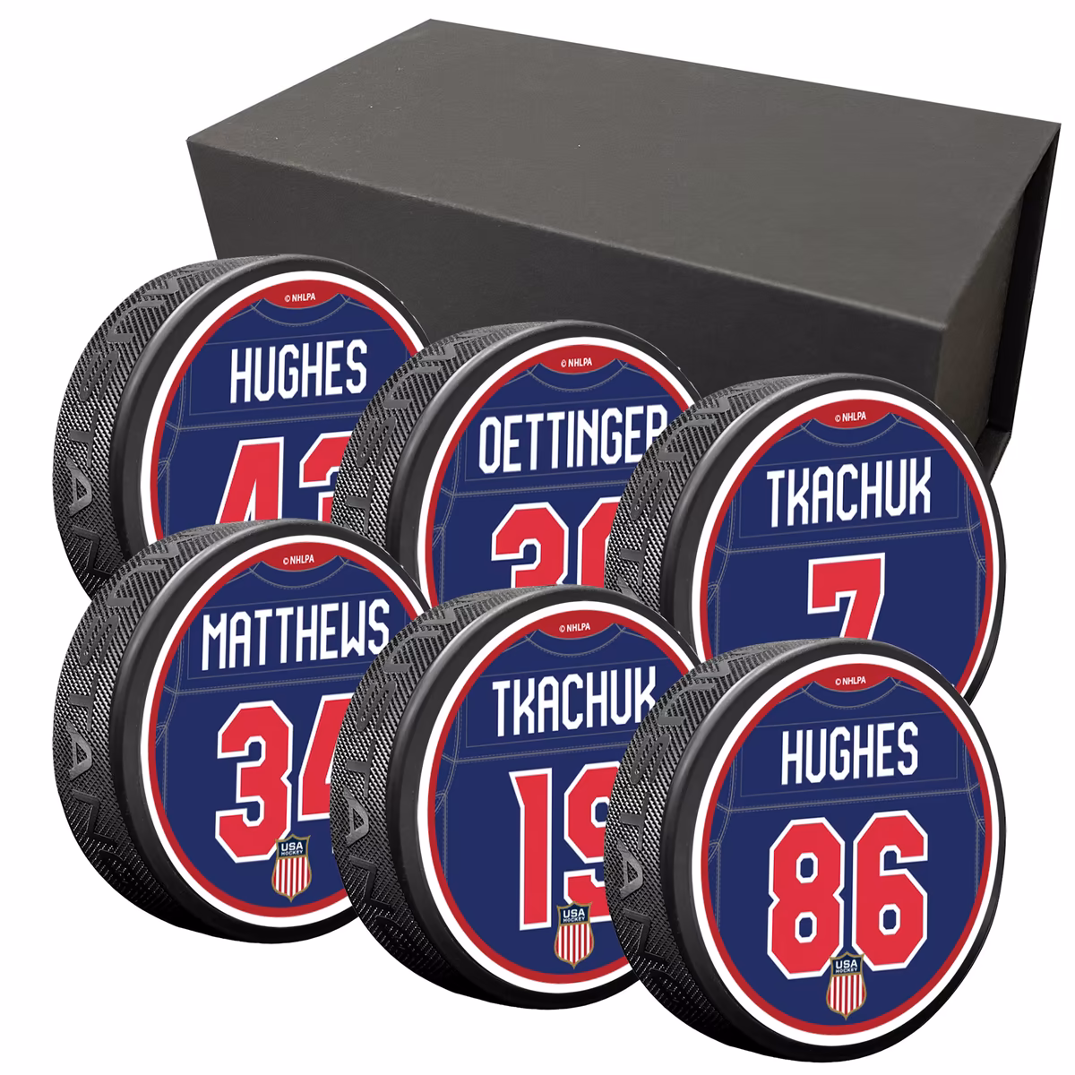 USA Hockey 2026 Winter Olympics Player Six-Puck Pack