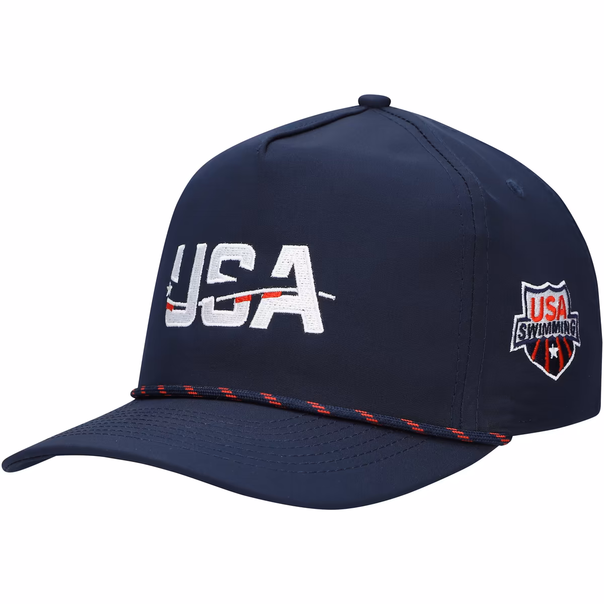 Men's Imperial Navy USA Swimming The Wrightson Rope Adjustable Hat 1 Men's Imperial Navy USA Swimming The Wrightson Rope Adjustable Hat