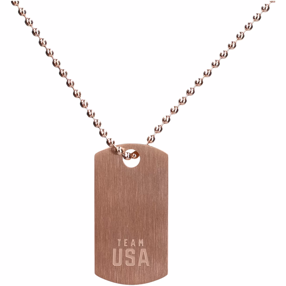 WristBend Team USA Gold Dog Tag Necklace 4 WristBend Team USA Gold Dog Tag Necklace
