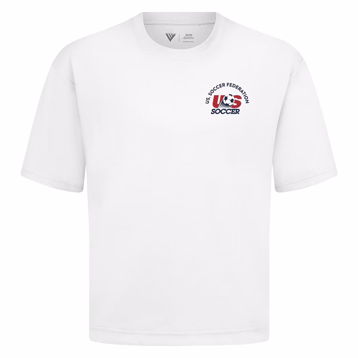 Men's Levelwear White USMNT Luxe Signature Knit Transit T-Shirt 2 Men's Levelwear White USMNT Luxe Signature Knit Transit T-Shirt