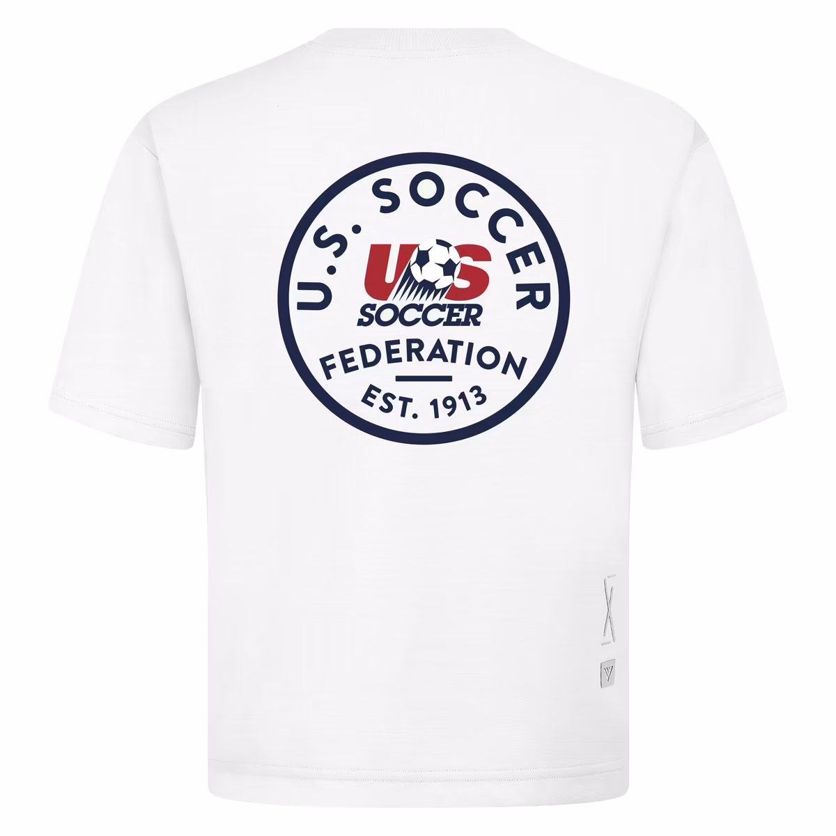 Men's Levelwear White USMNT Luxe Signature Knit Transit T-Shirt 3 Men's Levelwear White USMNT Luxe Signature Knit Transit T-Shirt