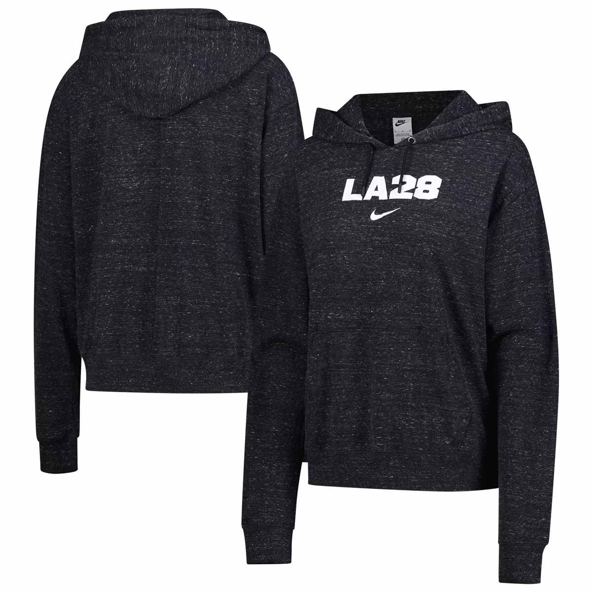 Women's Nike  Black LA28 Summer Olympics Gym Vintage Pullover Hoodie