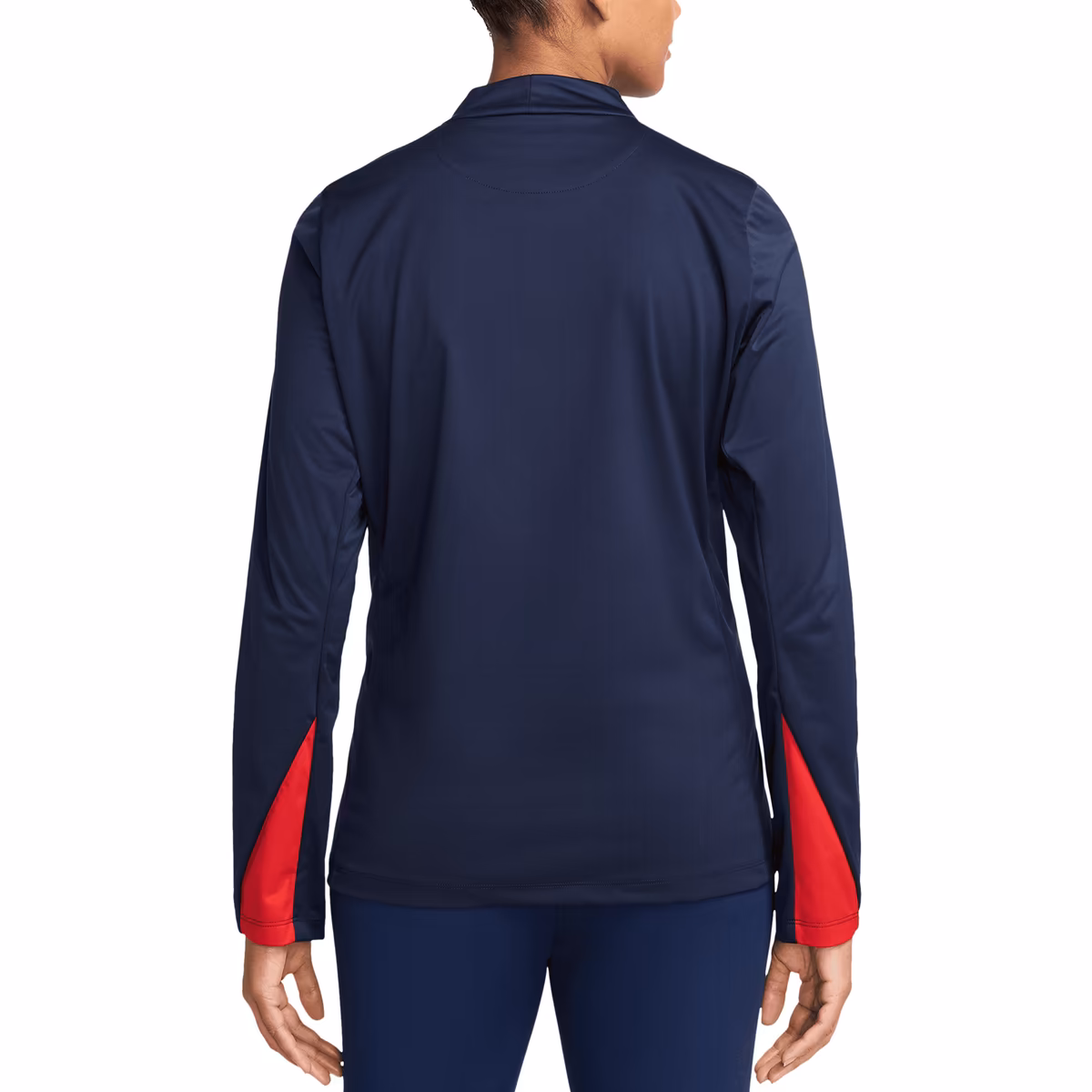 Women's Nike Navy USMNT 2024 Strike Drill Performance Quarter-Zip Pullover Top 2 Women's Nike Navy USMNT 2024 Strike Drill Performance Quarter-Zip Pullover Top