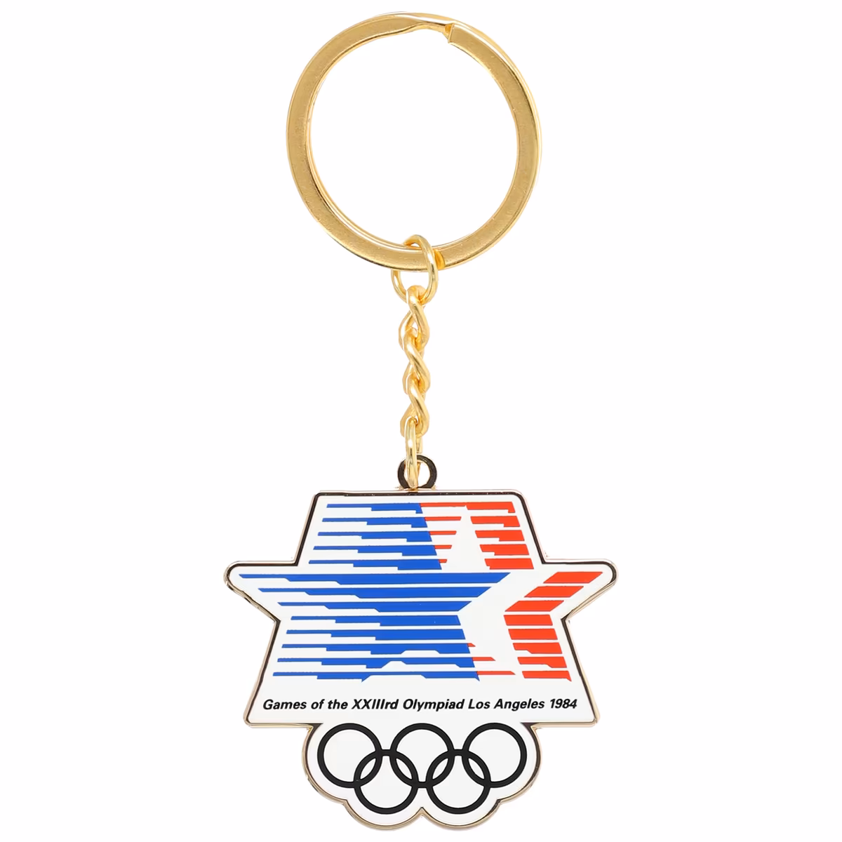 The Heritage Collection Los Angeles 1984 Olympic Games LA84 Star Logo Keychain 4 The Heritage Collection Los Angeles 1984 Olympic Games LA84 Star Logo Keychain