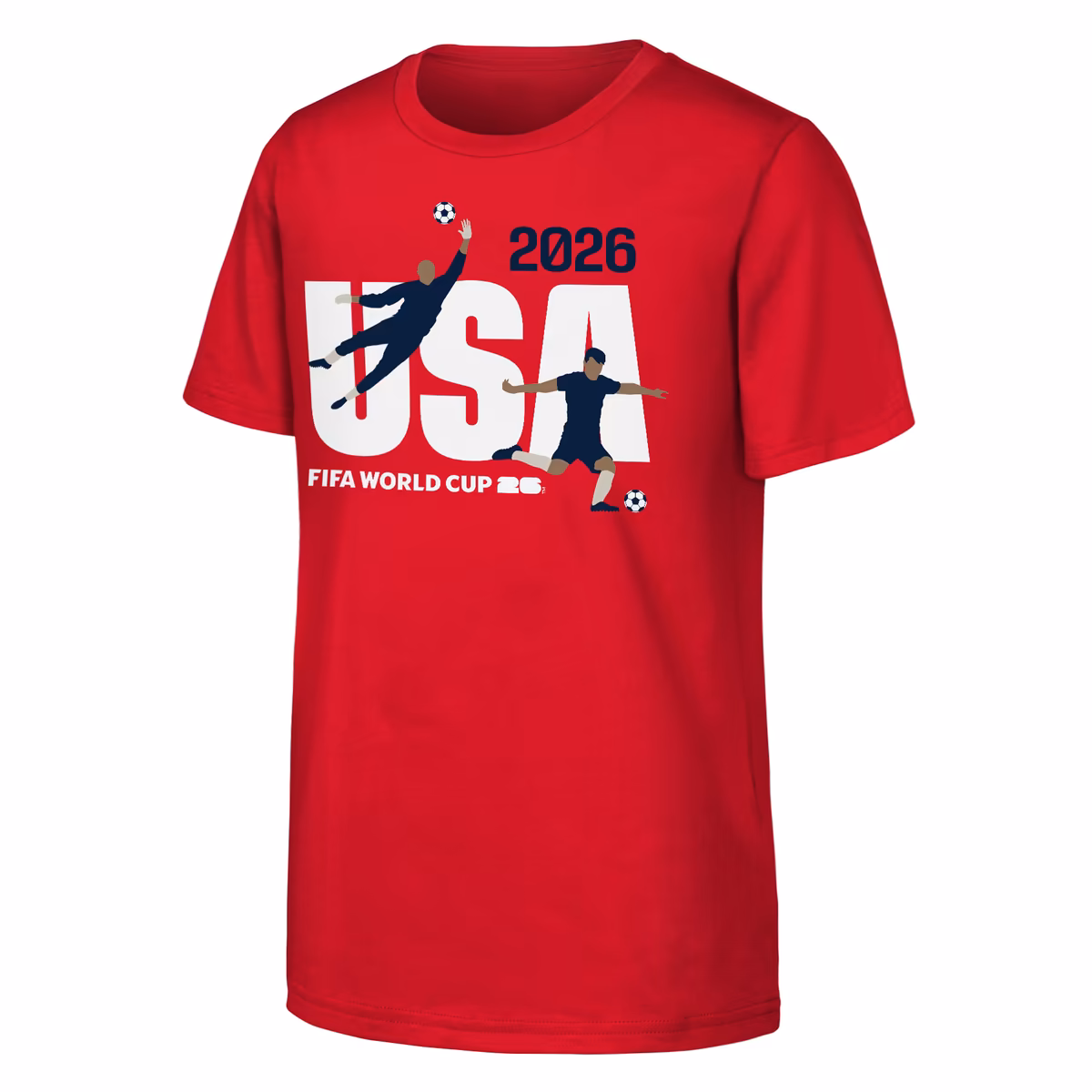 Youth Outerstuff Red USA FIFA World Cup 2026 Graphic T-Shirt 7 Youth Outerstuff Red USA FIFA World Cup 2026 Graphic T-Shirt